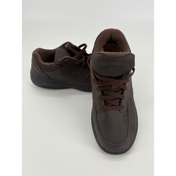 New Balance 813 Brown Leather Walking Shoes Mens Size 7.5 D‎
